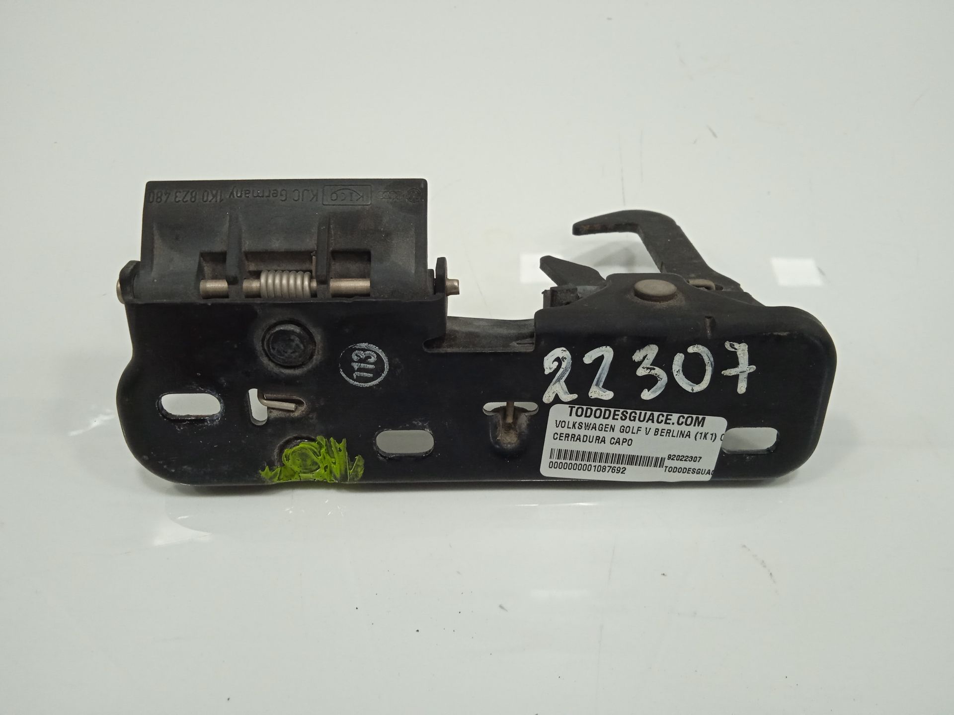 Cerradura capo volkswagen golf v (1k1)(10.2003) conceptline (e)