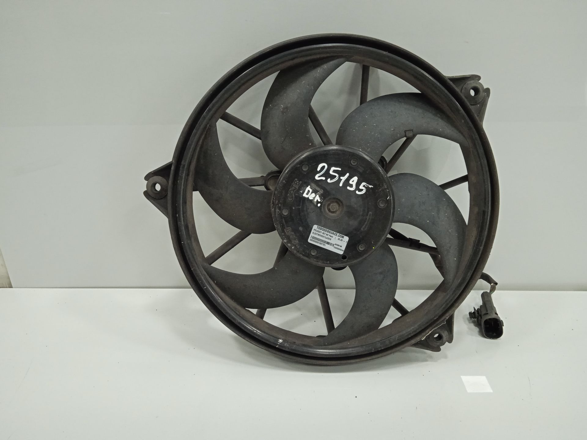 Electroventilador peugeot 807 sr pack
