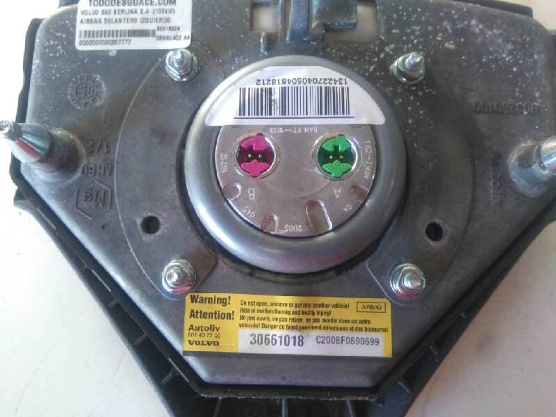 Airbag delantero izquierdo volvo s60 berlina 2.4  (103kw)