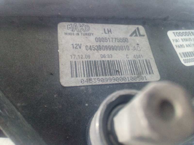 Faro antiniebla izquierdo fiat ii bravo (198) 1.9 active multijet