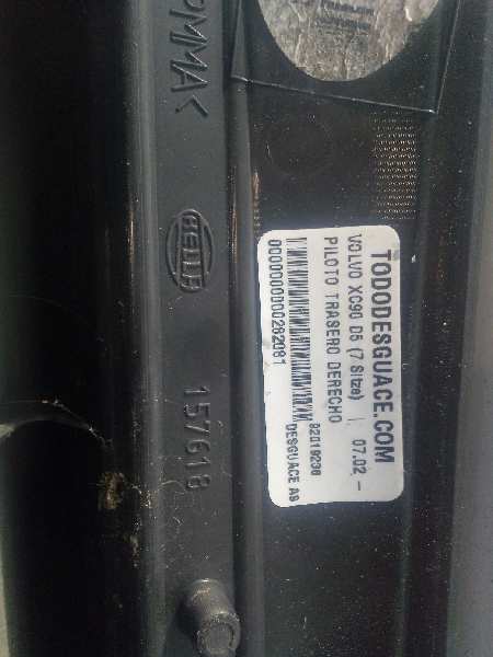 Piloto trasero derecho volvo xc90 d5 (7 sitze)