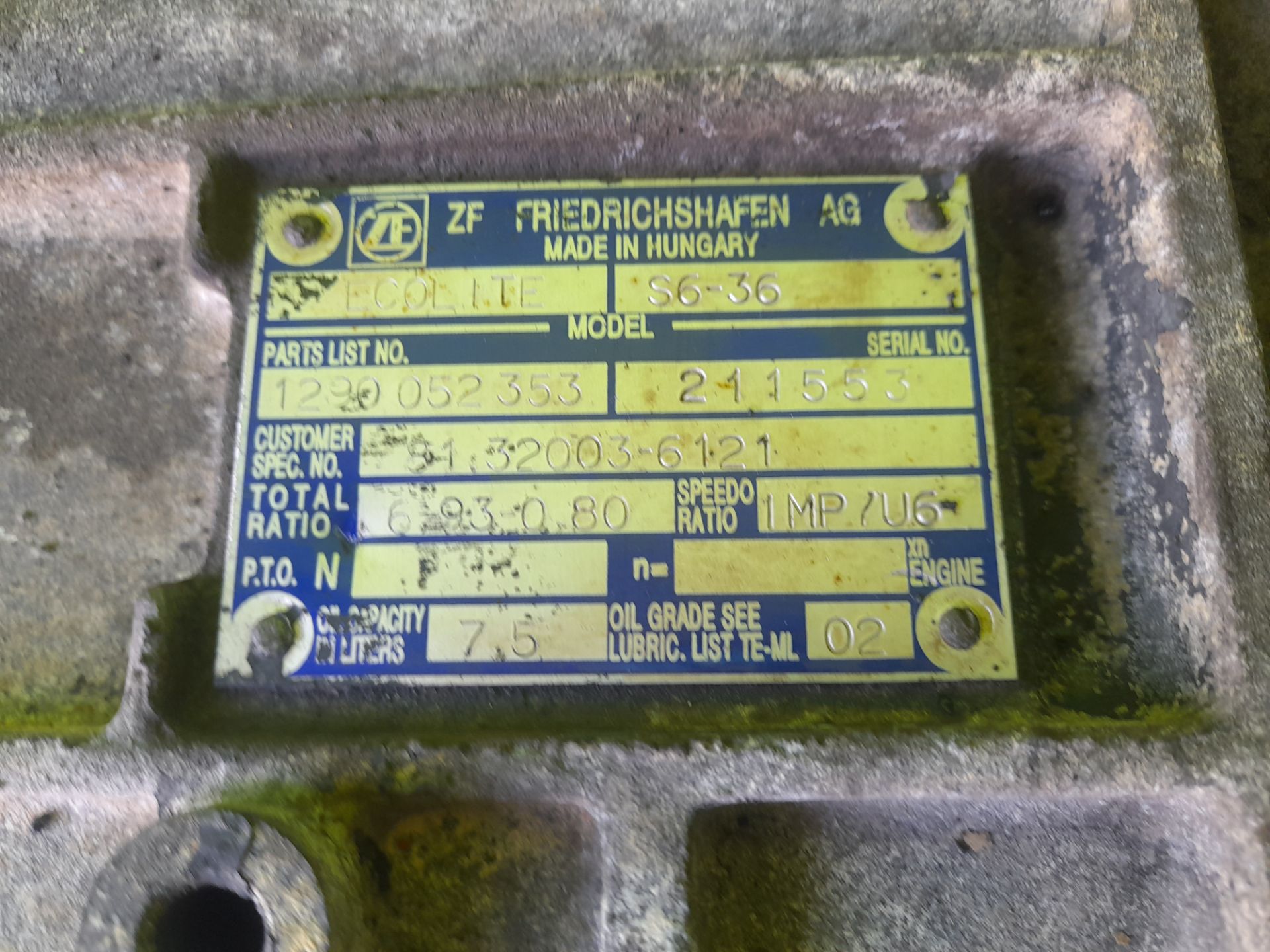 Caja cambios man l2000 8.103 -  8.224 e1e2 faki  8.xxx   fak compacto