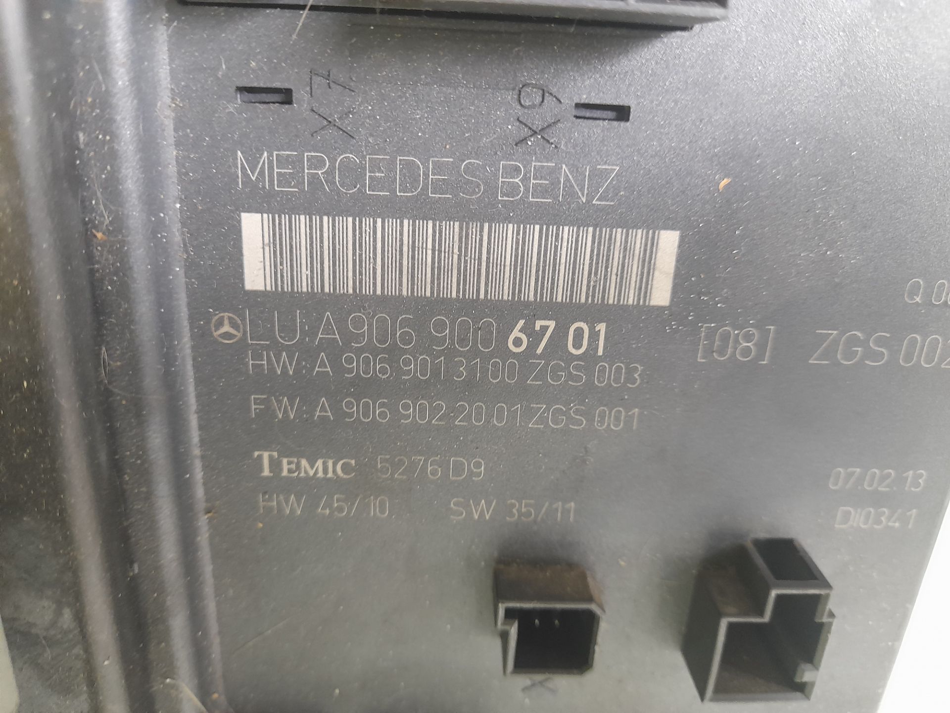 Caja reles / fusibles mercedes-benz sprinter ii james cook (906) 