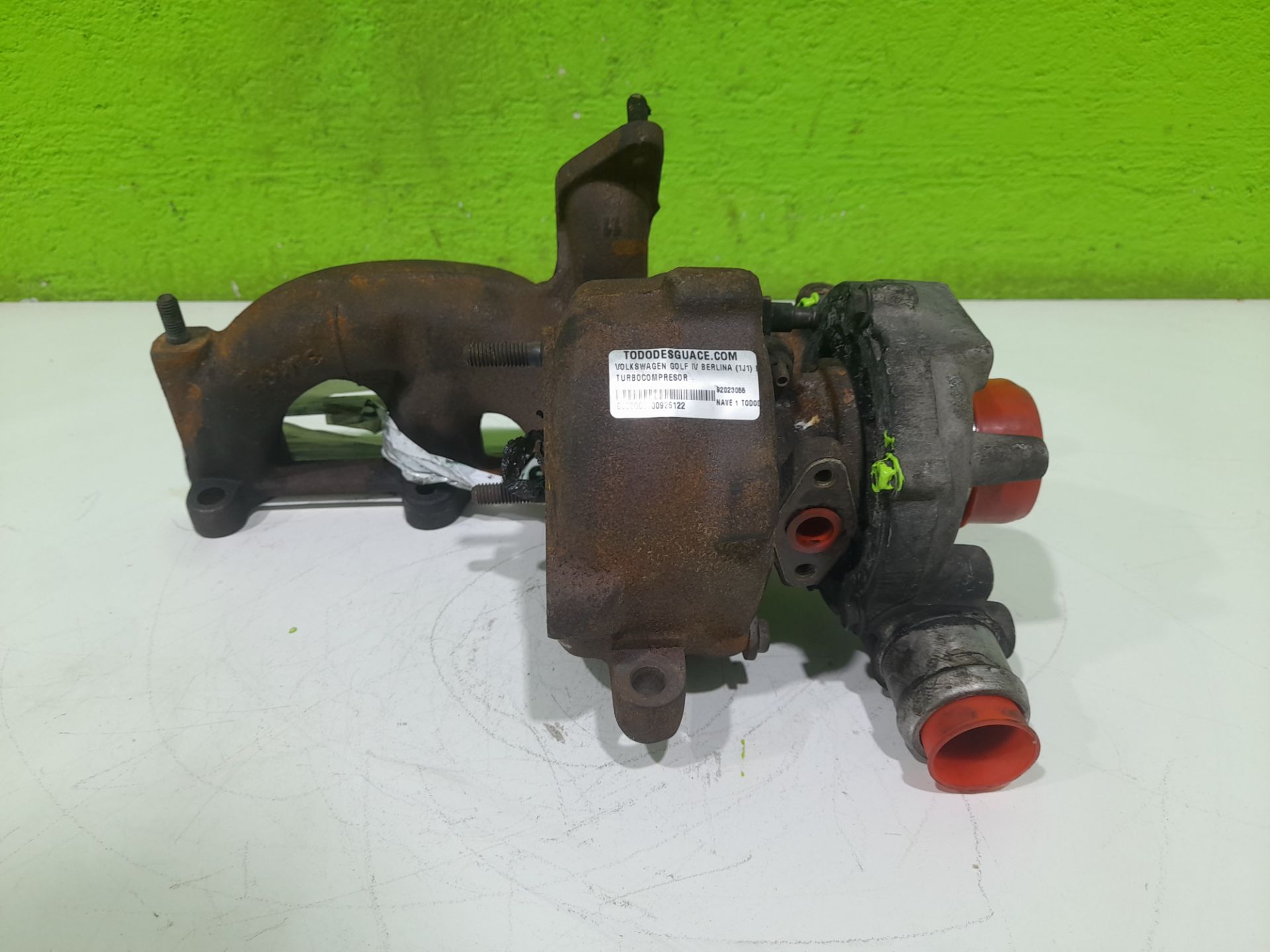 Turbocompresor volkswagen golf iv berlina (1j1)(10.1997) edition 4motion (dieselmotor)