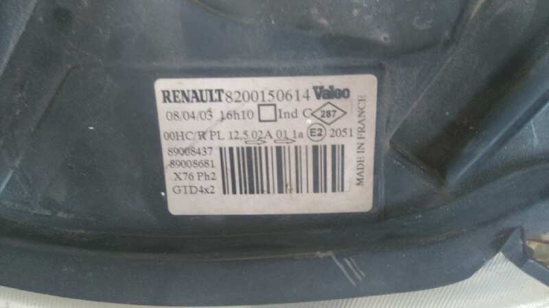 Faro izquierdo renault megane i classic (la0) 1.9 d rn