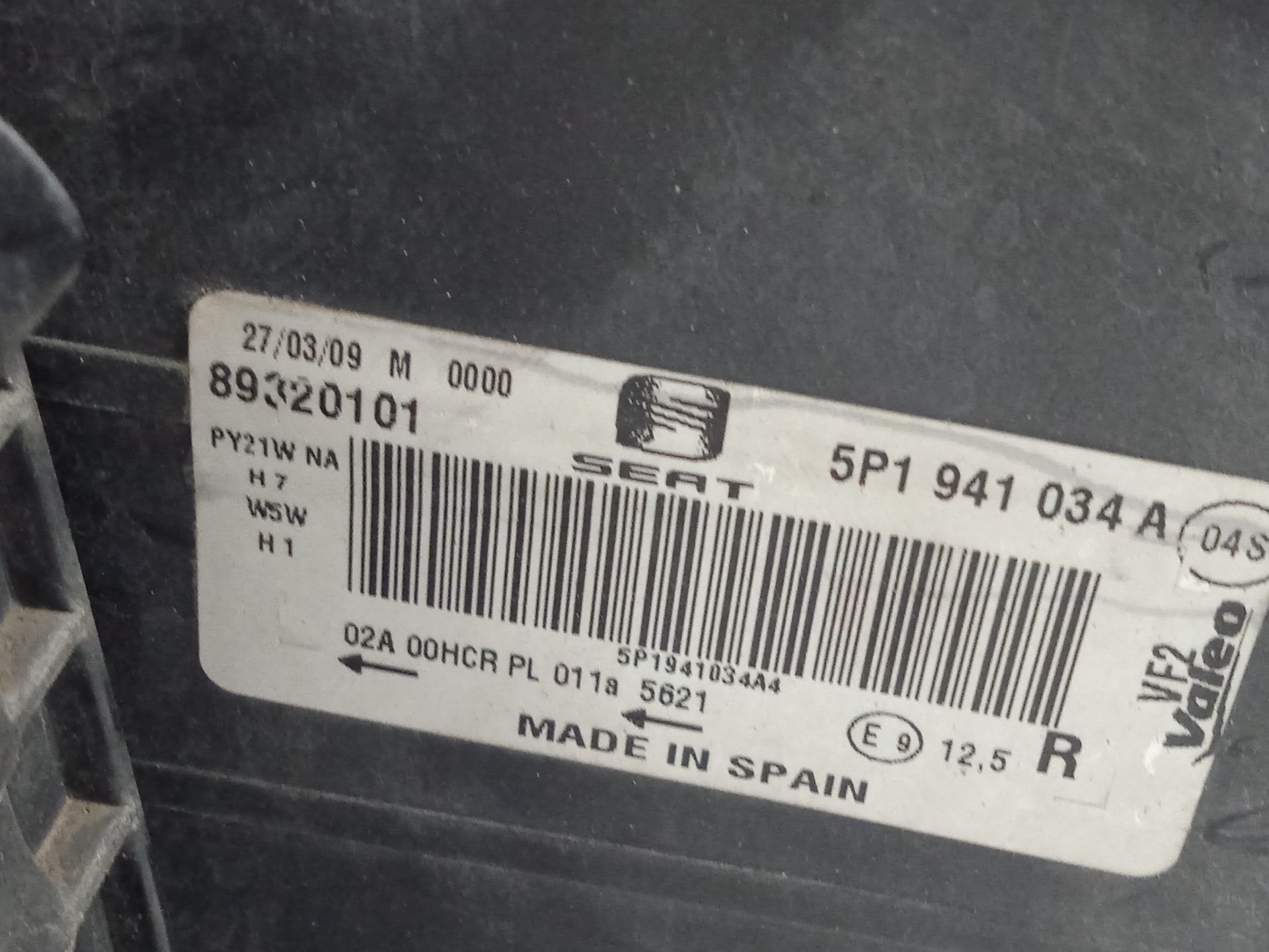 Faro derecho seat altea xl (5p5) family