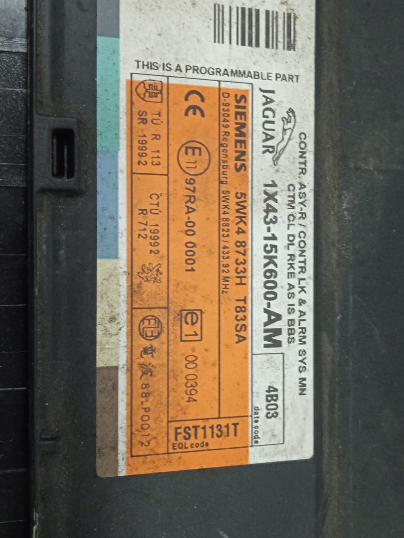 Modulo electronico jaguar x-type 2.0 d classic