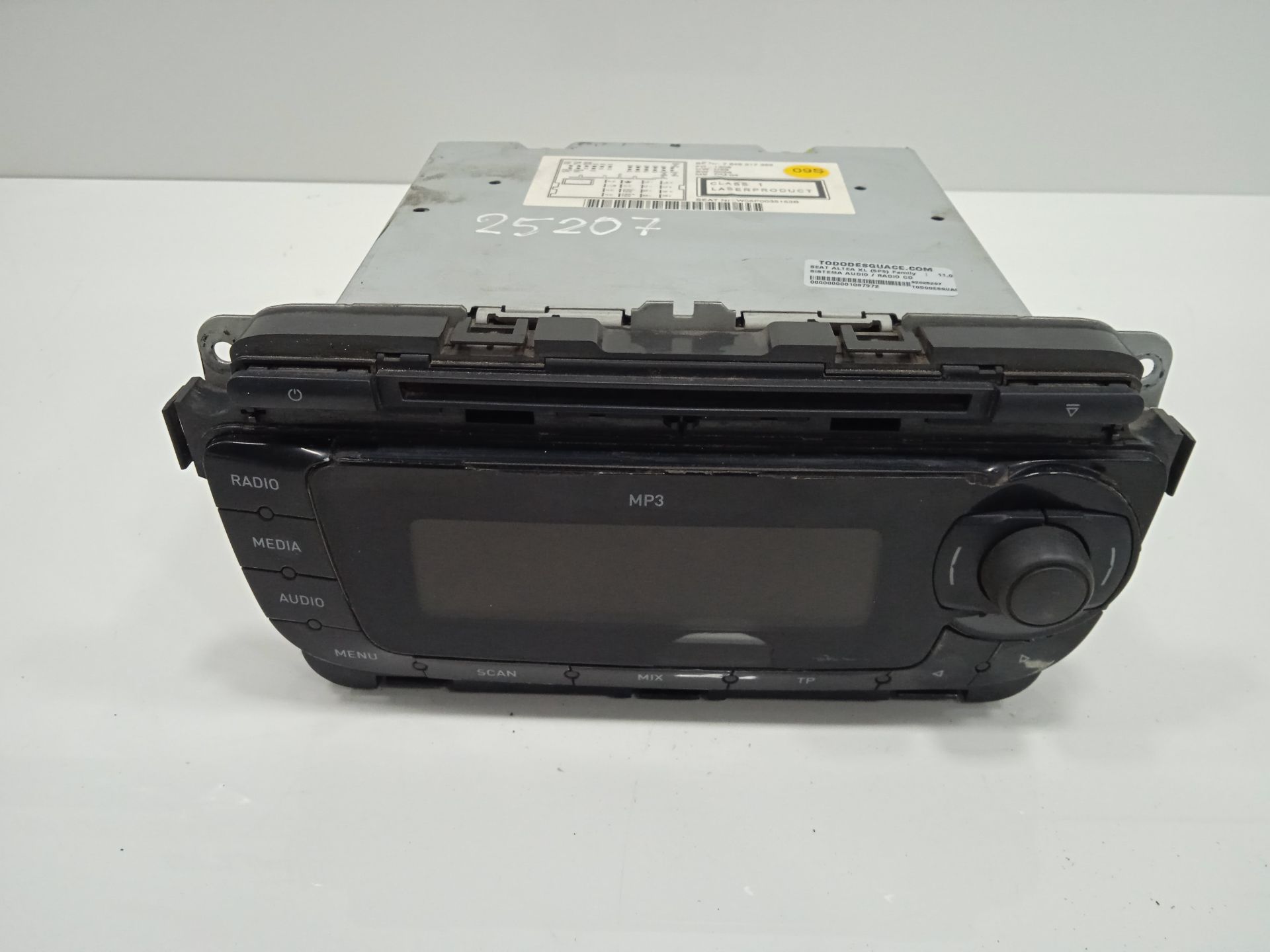 Sistema audio / radio cd seat altea xl (5p5) family