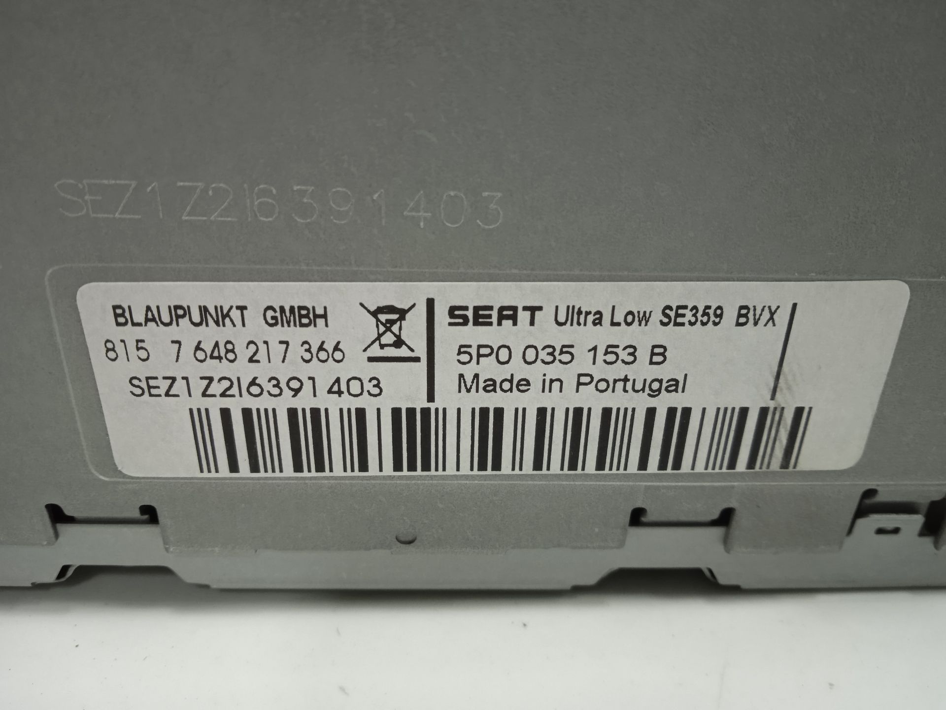 Sistema audio / radio cd seat altea xl (5p5) family