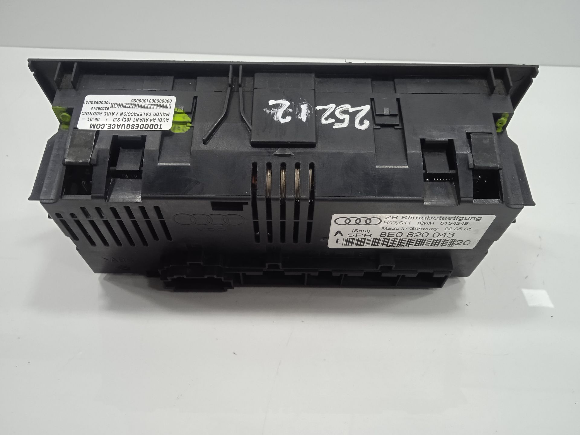 Mando calefaccion / aire acondicionado audi a4 avant (8e) 2.0