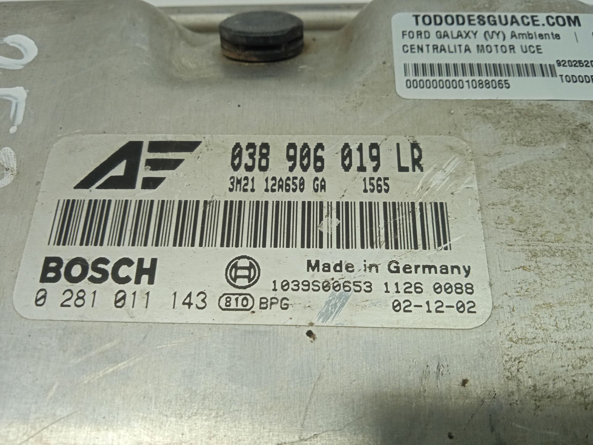 Centralita motor uce ford galaxy (vy) ambiente