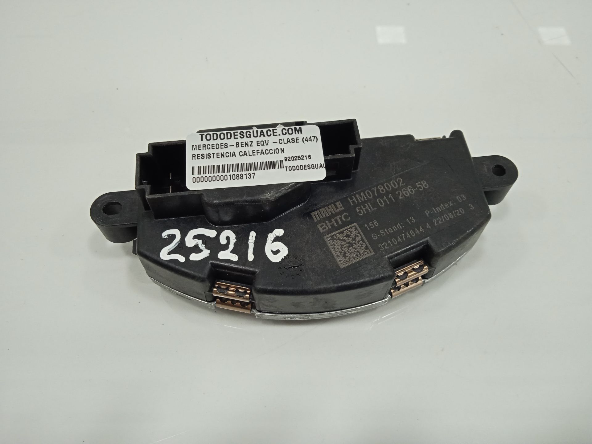 Resistencia calefaccion mercedes-benz eqv -clase (447) 