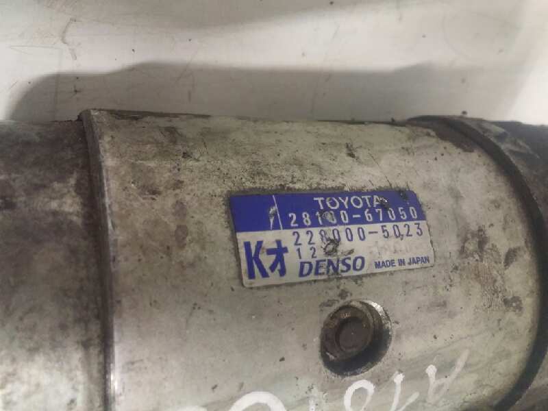  motor arranque   toyota land cruiser (j12) 3.0 d-4d gx 3.0 turbodiesel