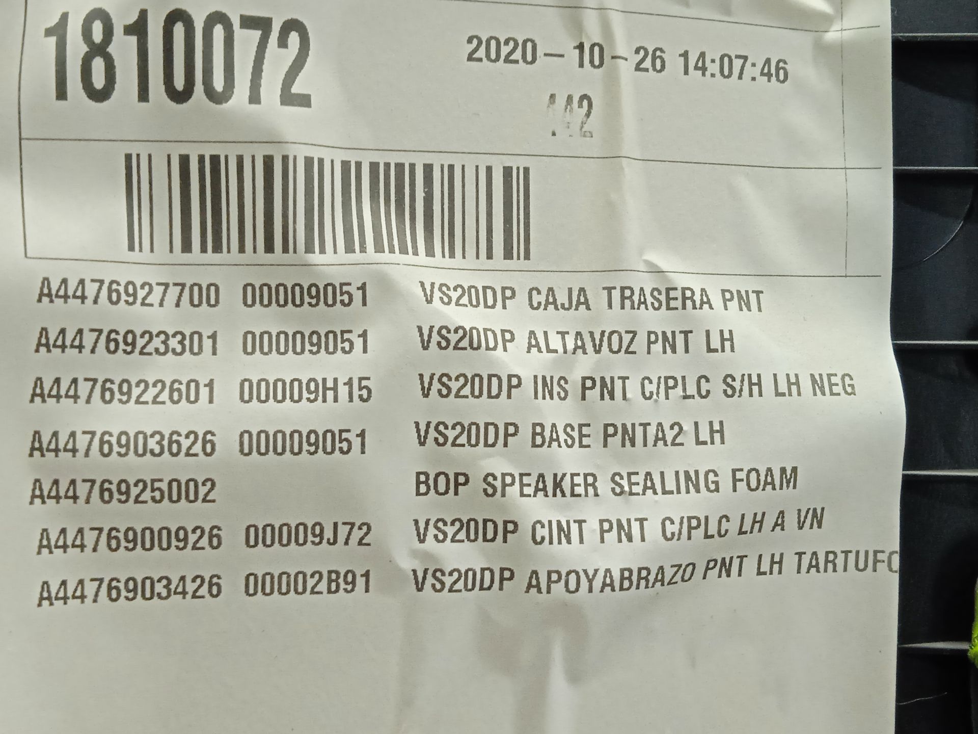 No identificado mercedes-benz eqv -clase (447) 