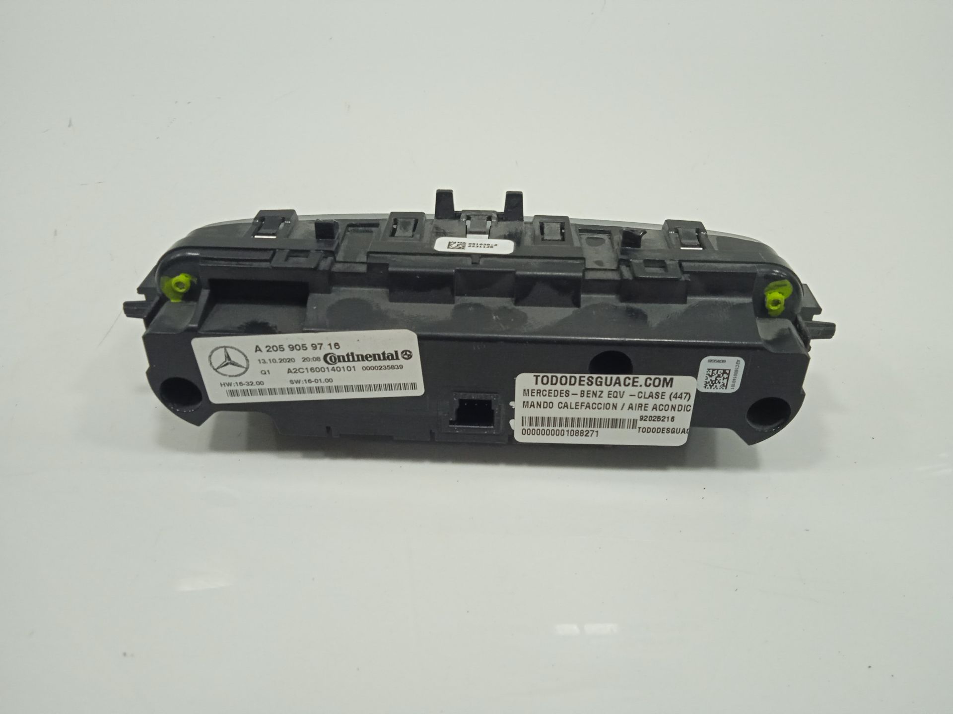 Mando calefaccion / aire acondicionado mercedes-benz eqv -clase (447) 