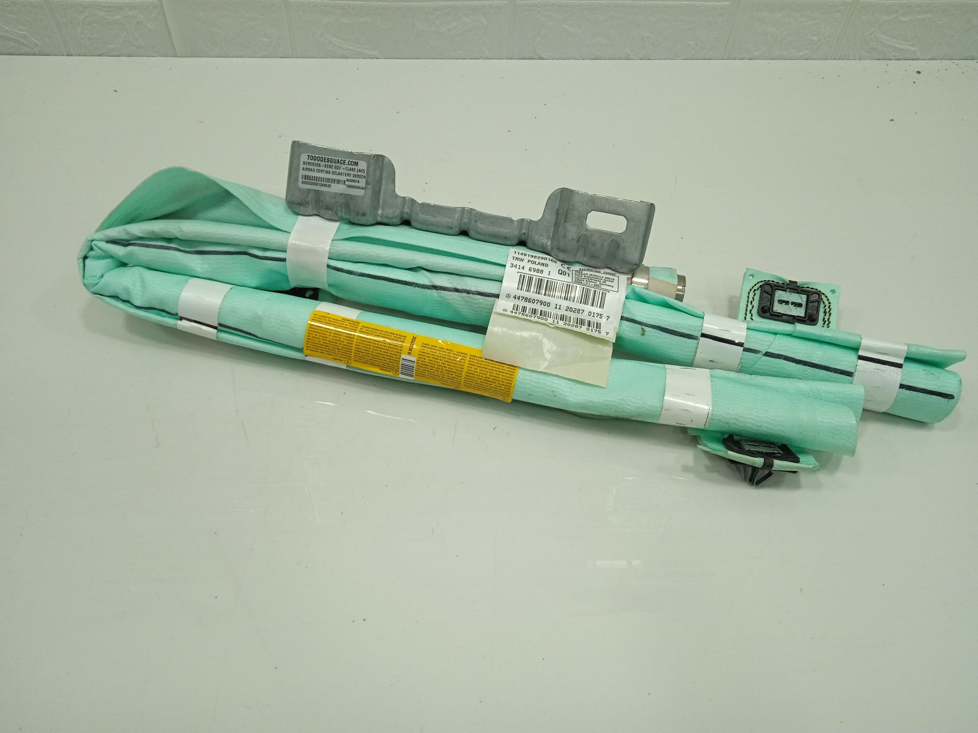 Airbag cortina delantero derecho mercedes-benz eqv -clase (447) 