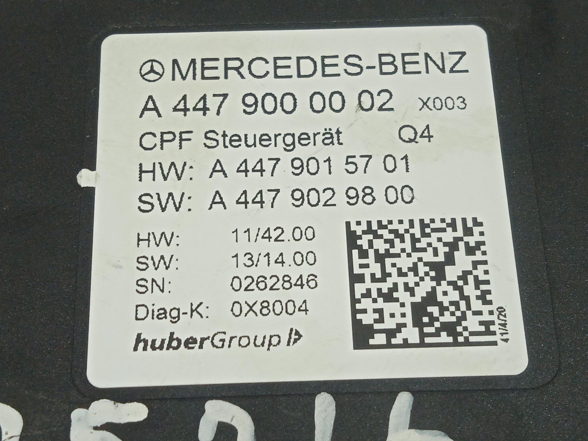 Modulo electronico mercedes-benz eqv -clase (447) 