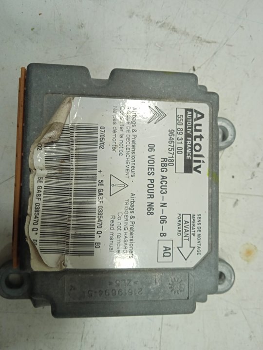 Centralita airbag citroen xsara picasso 