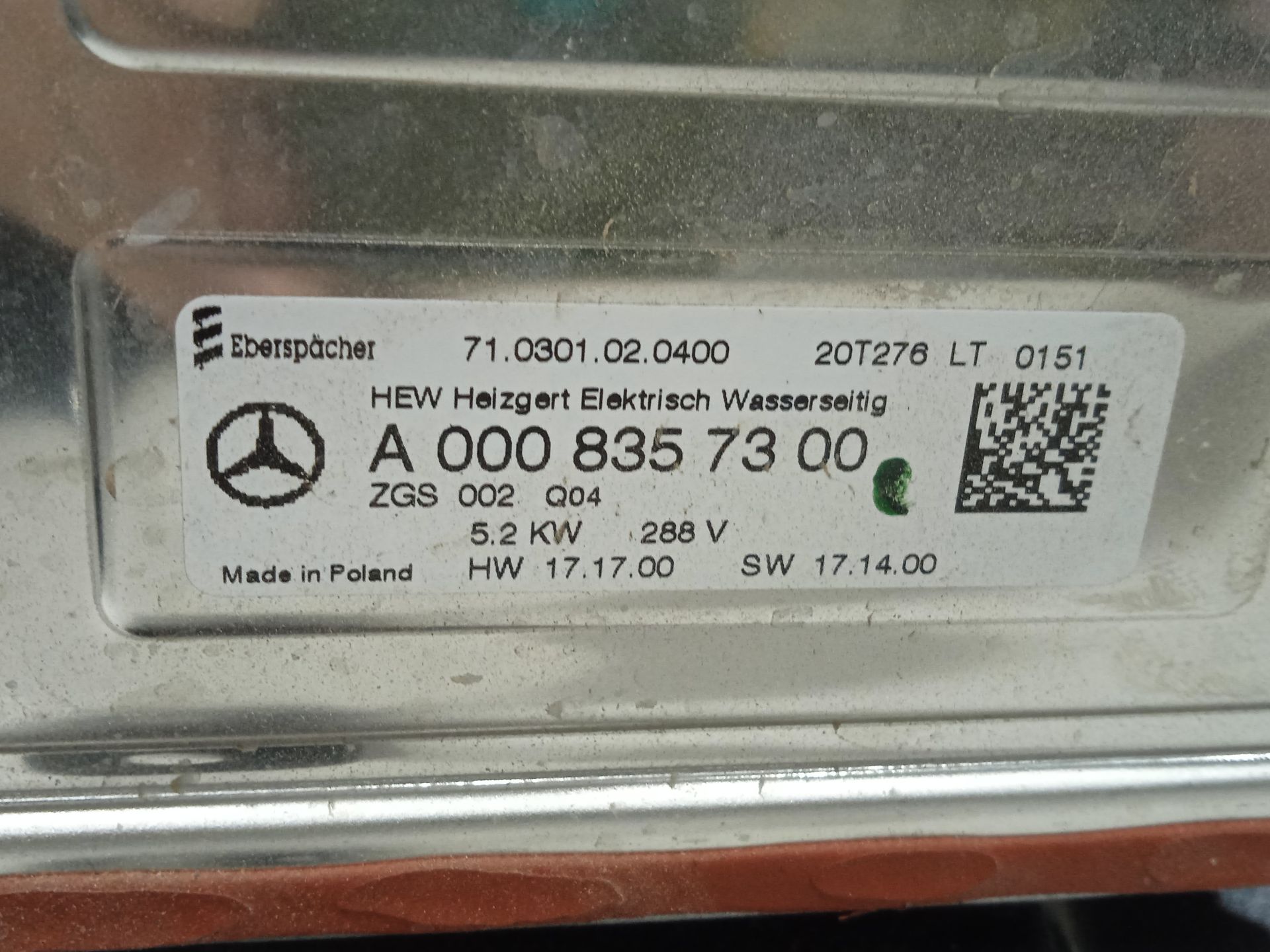 Modulo electronico mercedes-benz eqv -clase (447) 