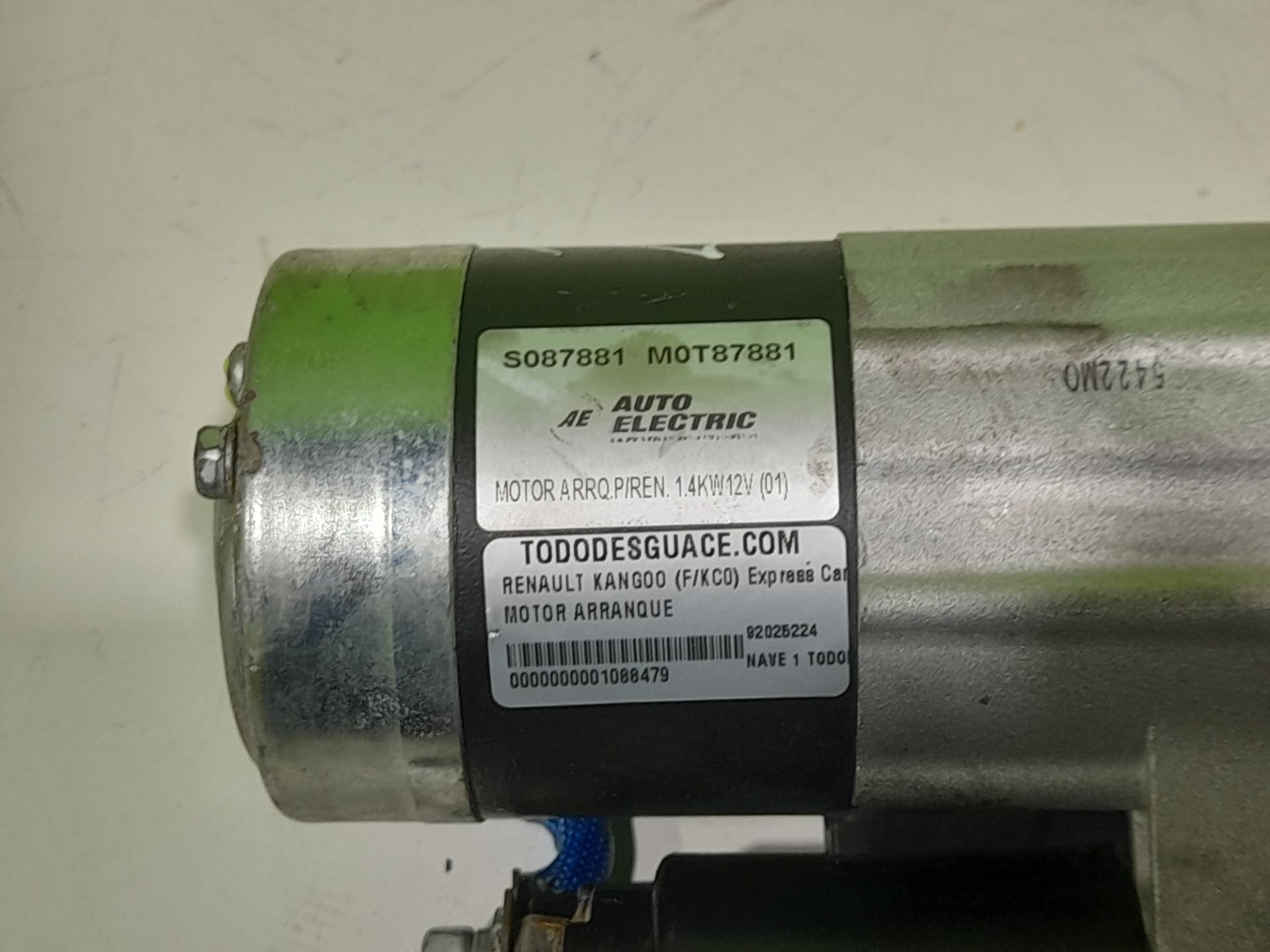 Motor arranque renault kangoo i (fkc0) express campus