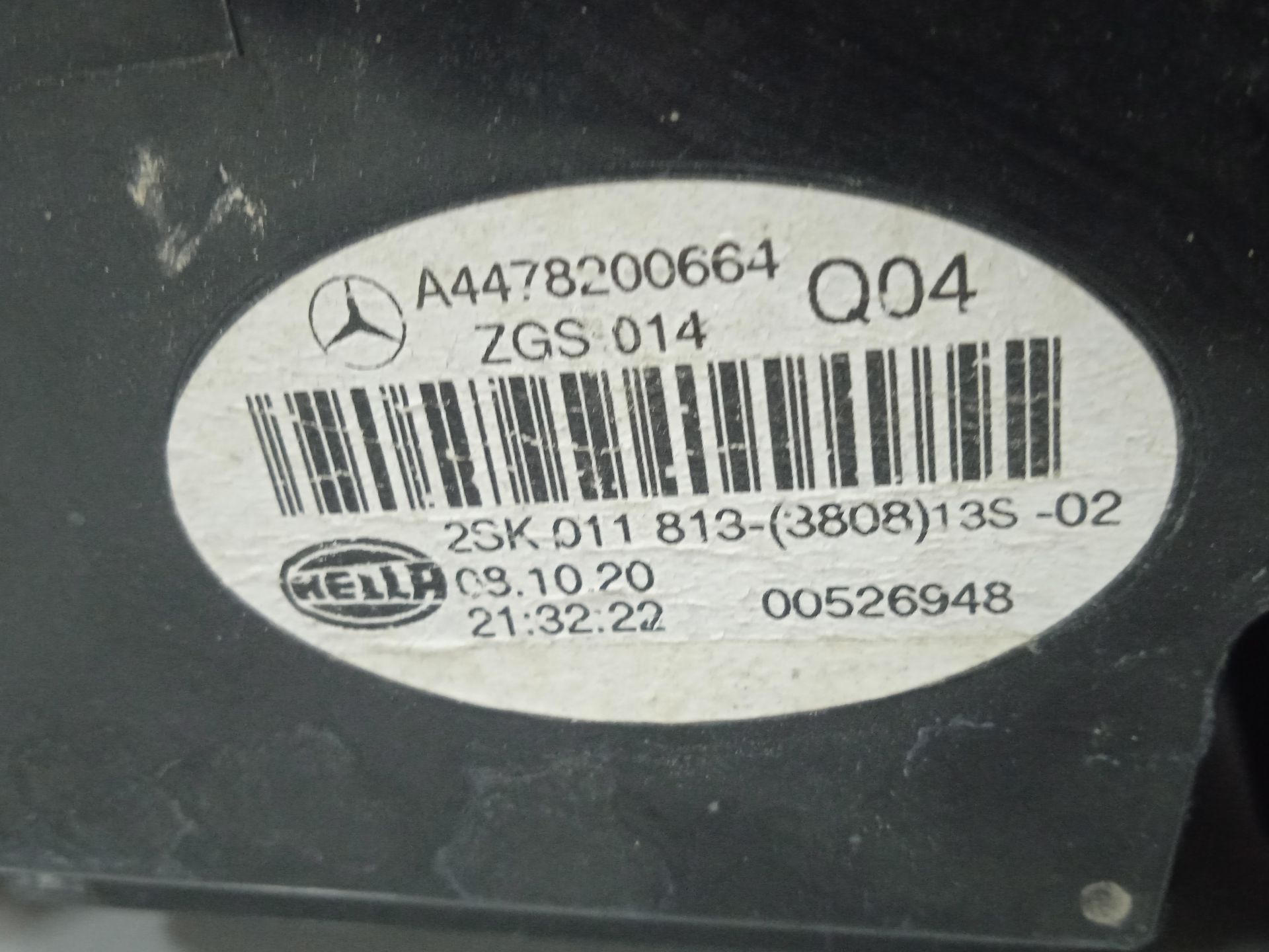 Piloto trasero derecho mercedes-benz eqv -clase (447) 
