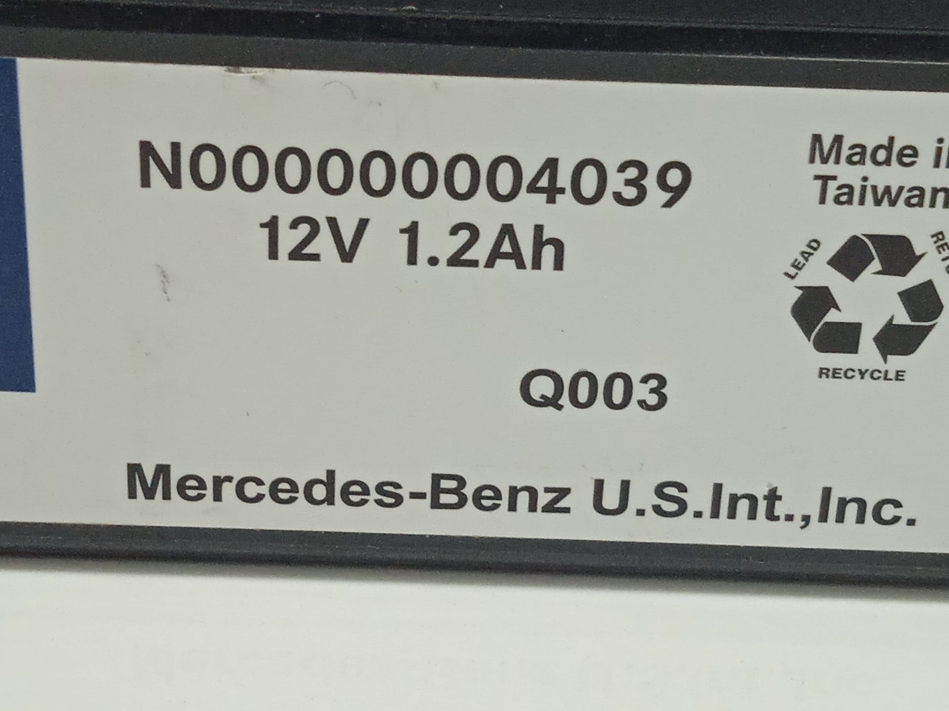 Bateria mercedes-benz eqv -clase (447) 