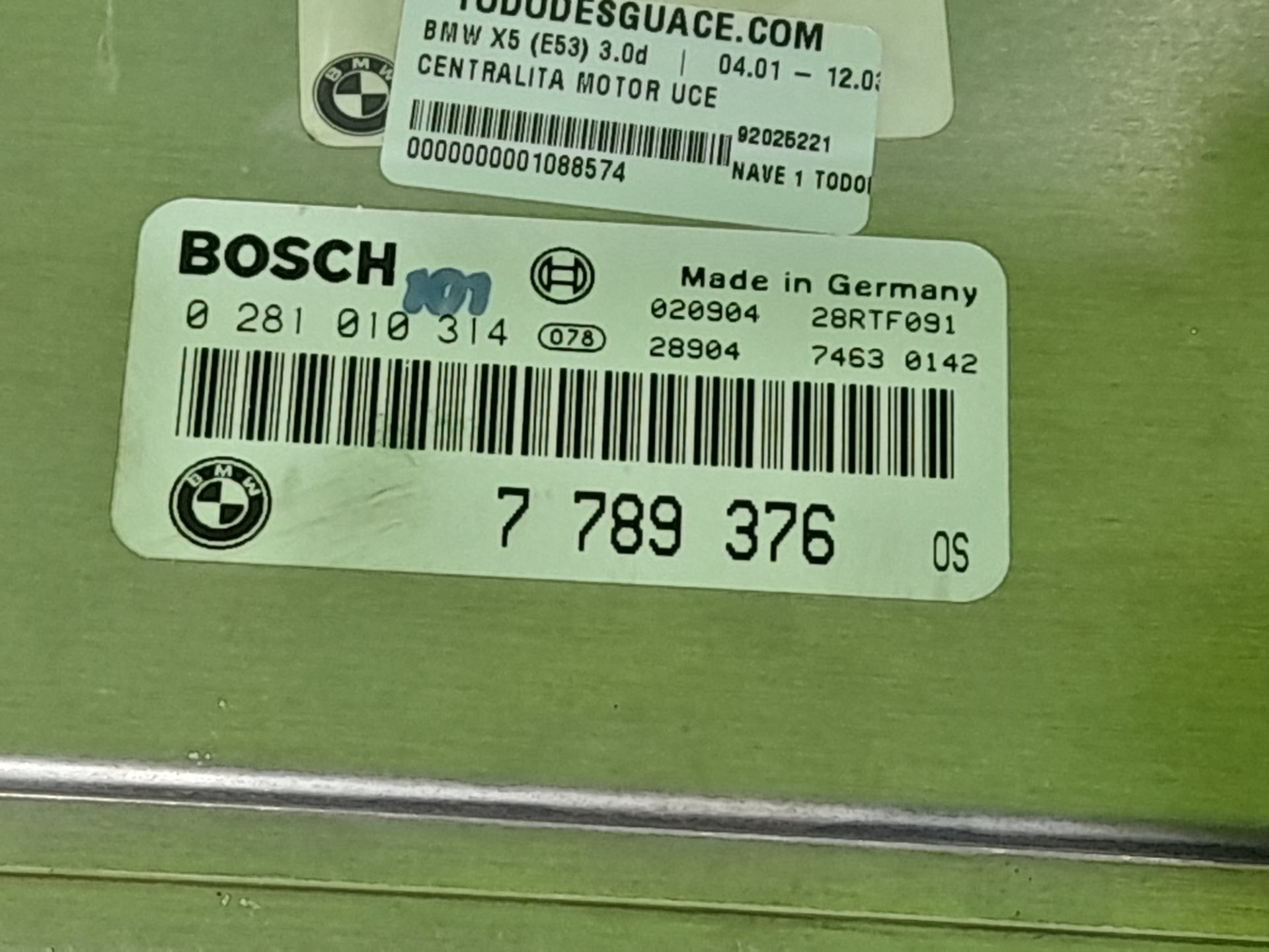 Centralita motor uce bmw serie x5 (e53) 3.0d