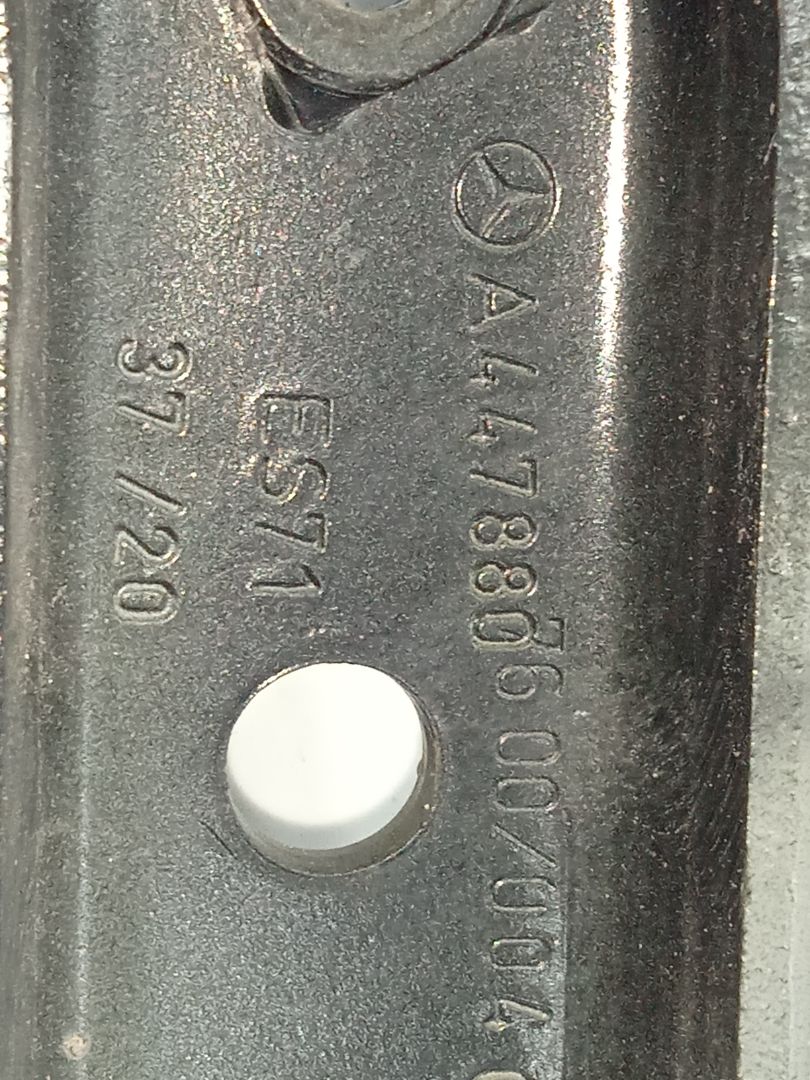 Bisagra capo derecha mercedes-benz eqv -clase (447) 
