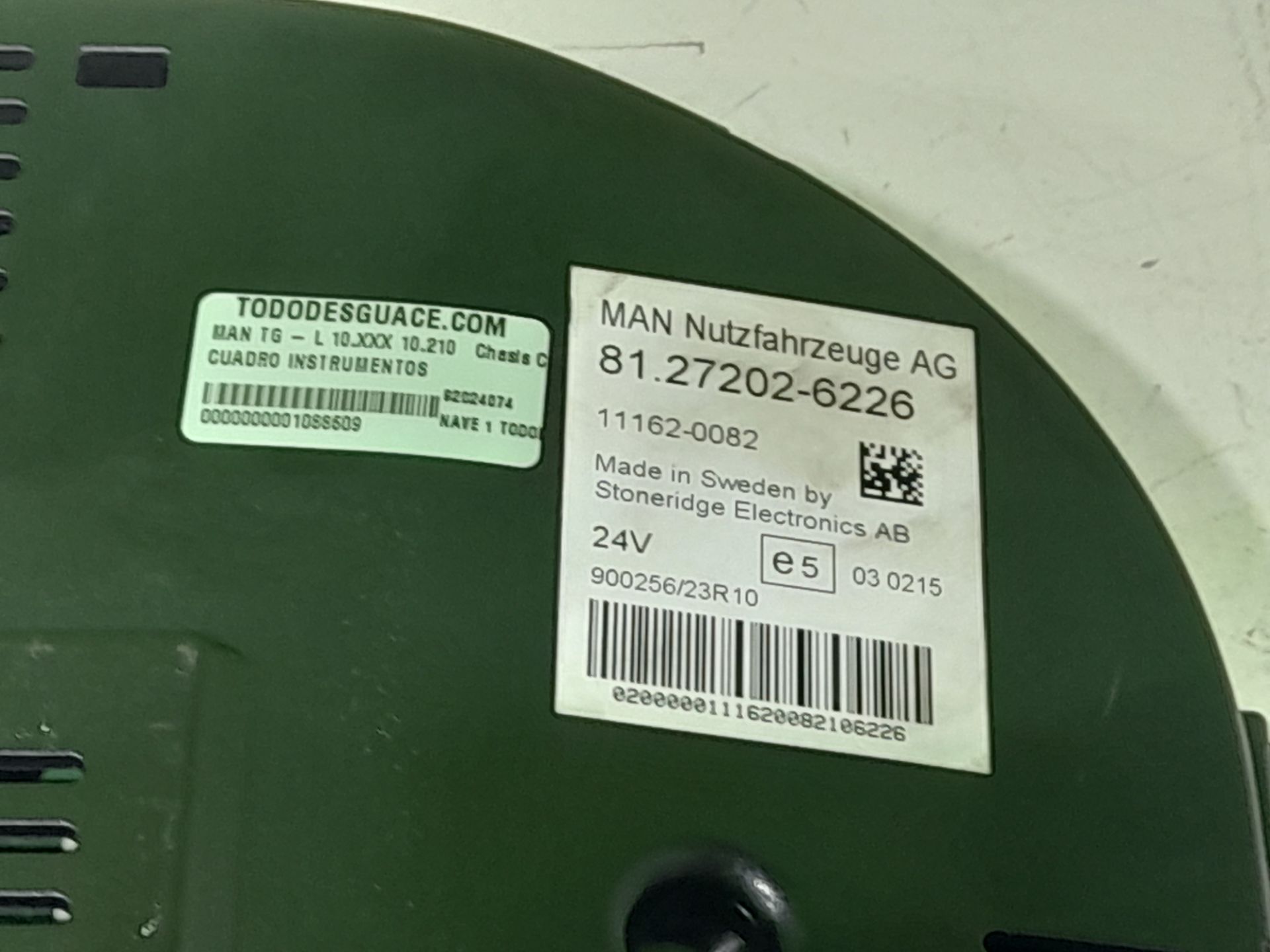 Cuadro instrumentos man tgl 10.xxx 10.210   chasis c (compact)