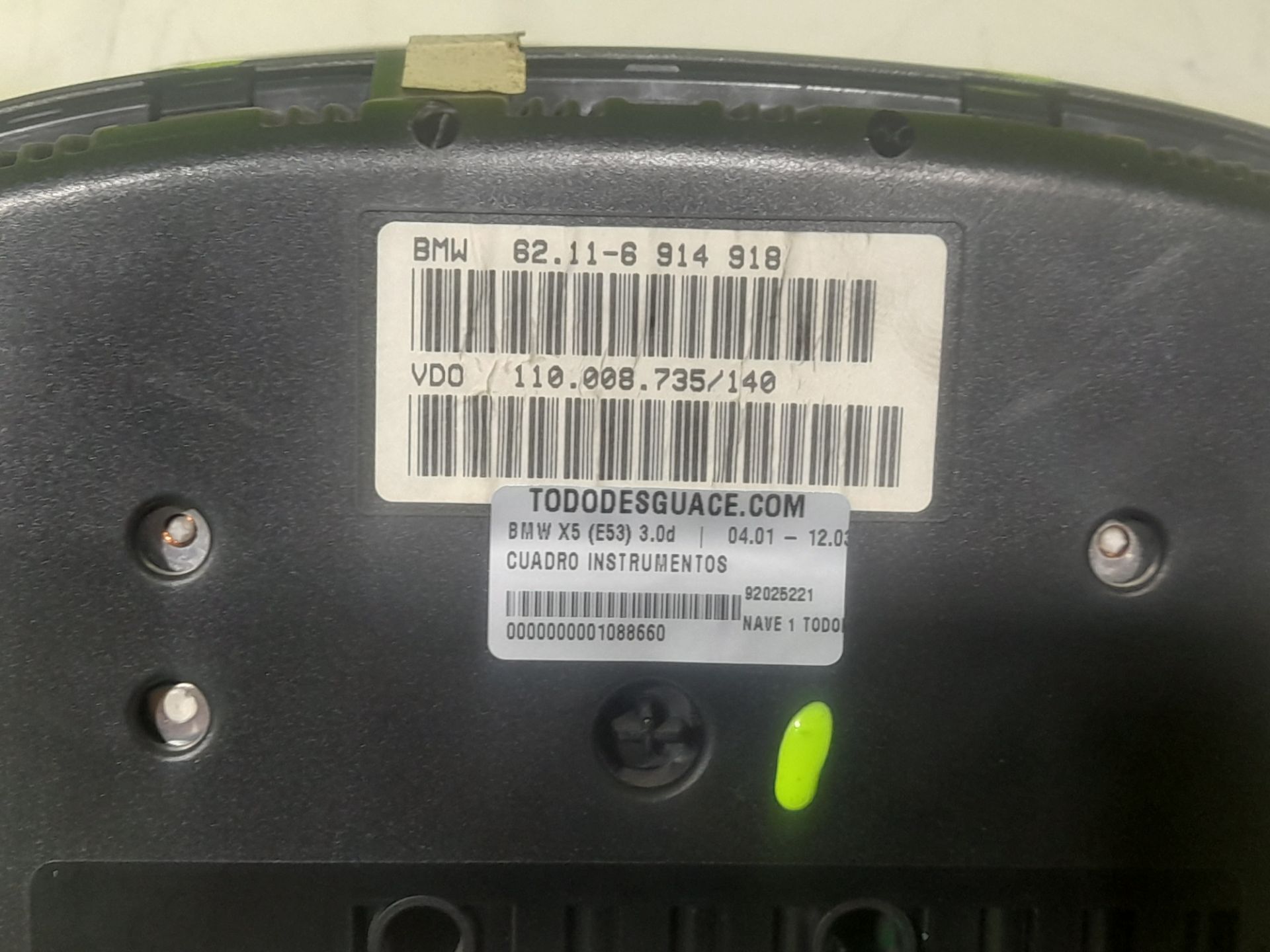 Cuadro instrumentos bmw serie x5 (e53) 3.0d
