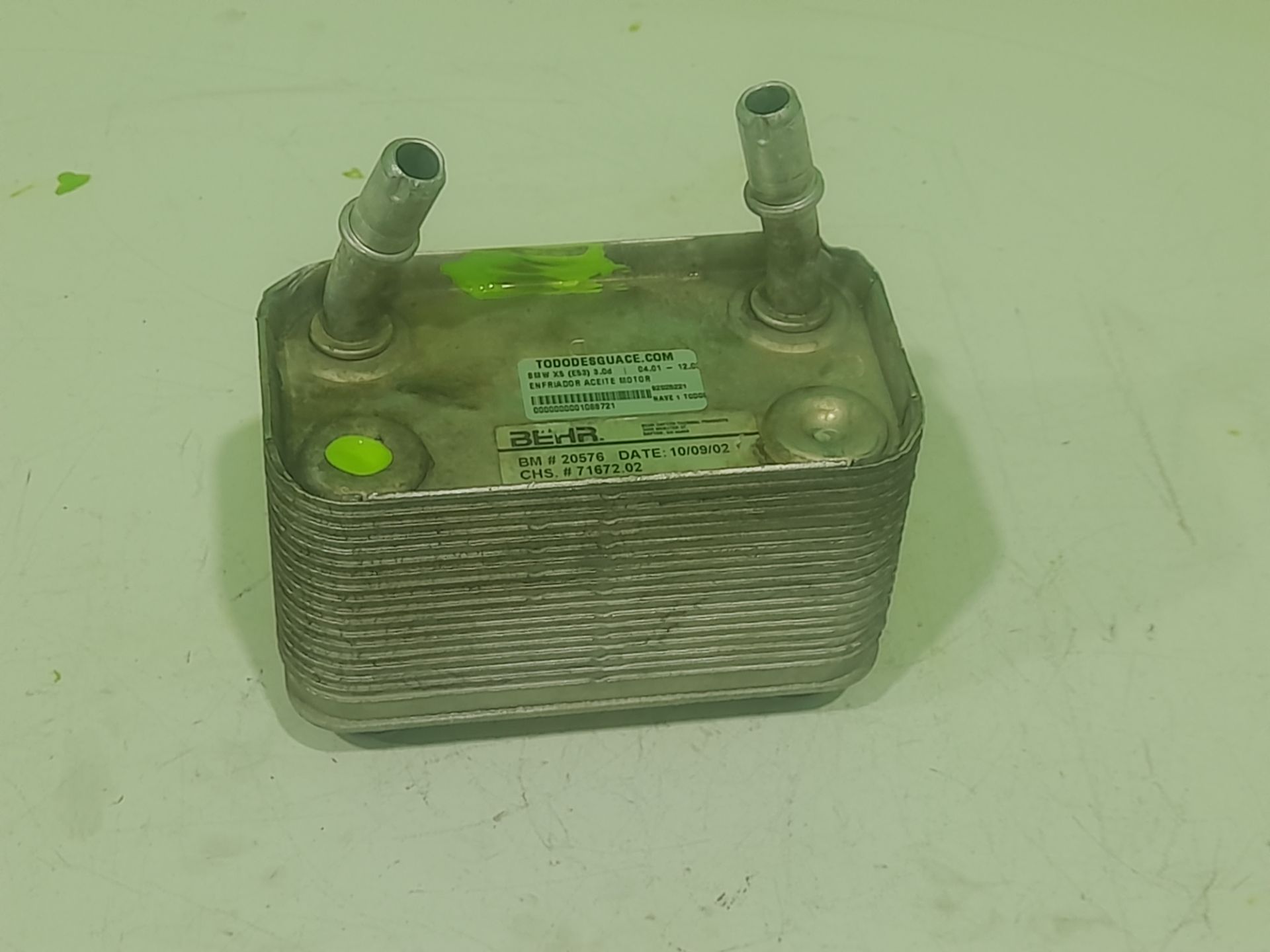 Enfriador aceite motor bmw serie x5 (e53) 3.0d