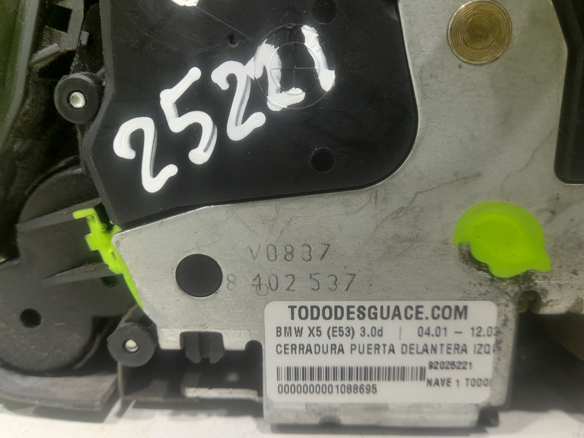 Cerradura puerta delantera izquierda bmw serie x5 (e53) 3.0d
