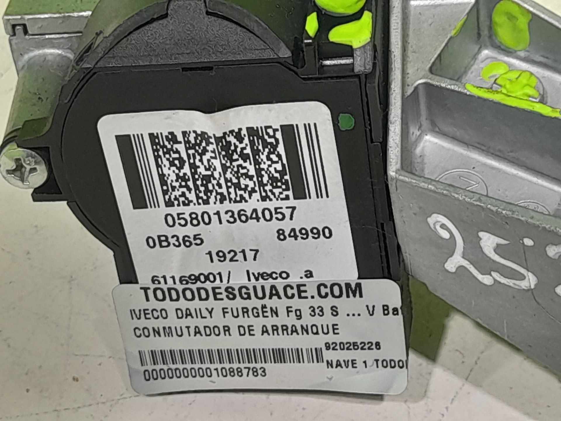 Conmutador de arranque fg 33 s ... v batalla 3000
