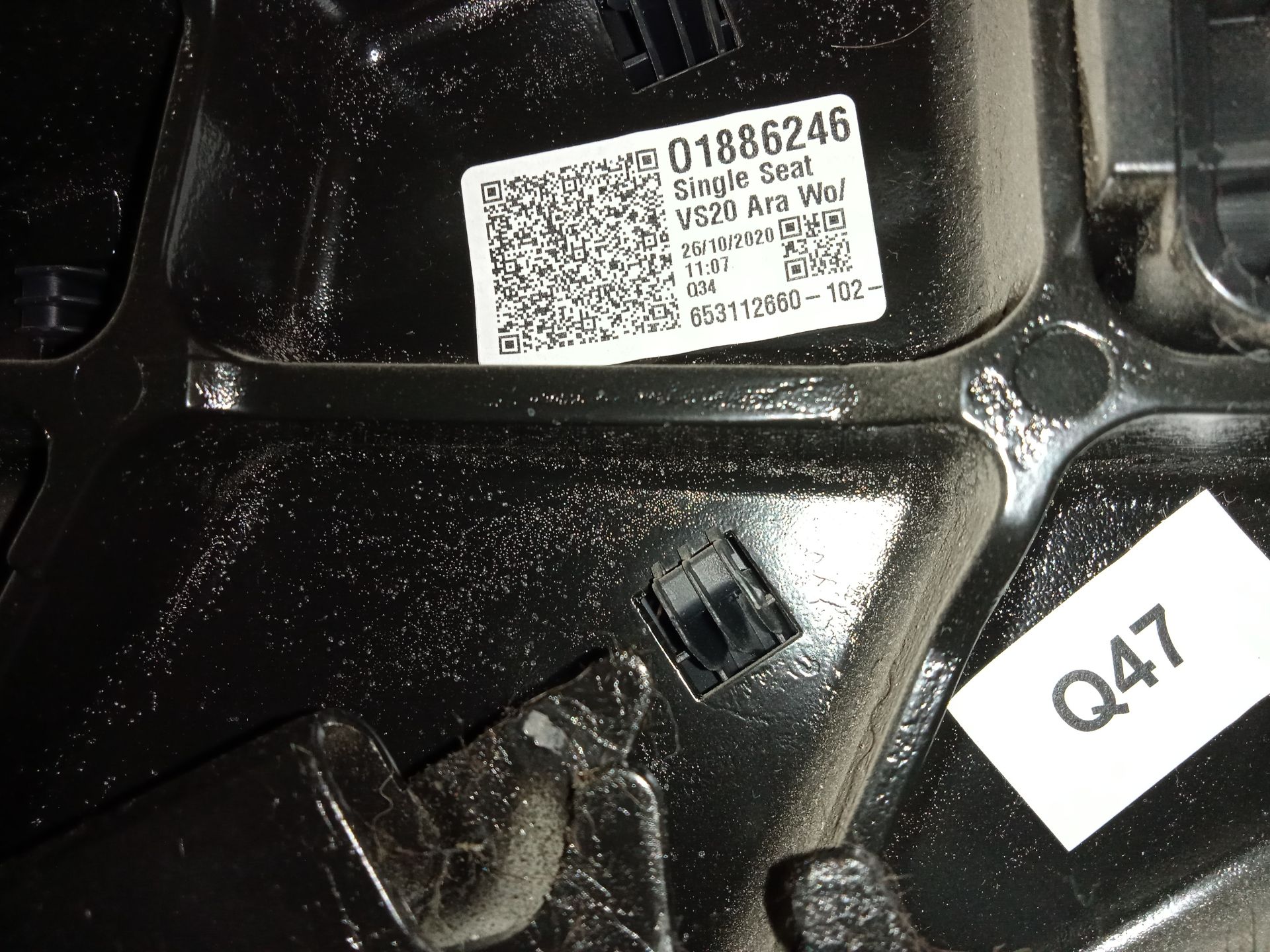 Asientos trasero derecho mercedes-benz eqv -clase (447) 