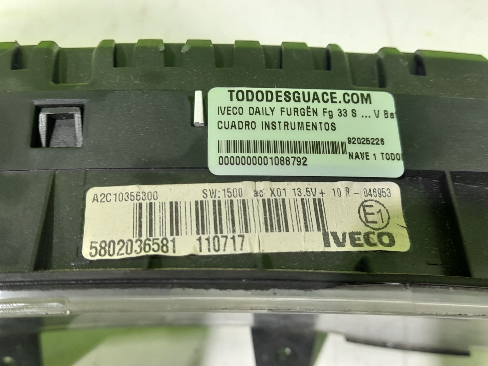 Cuadro instrumentos fg 33 s ... v batalla 3000