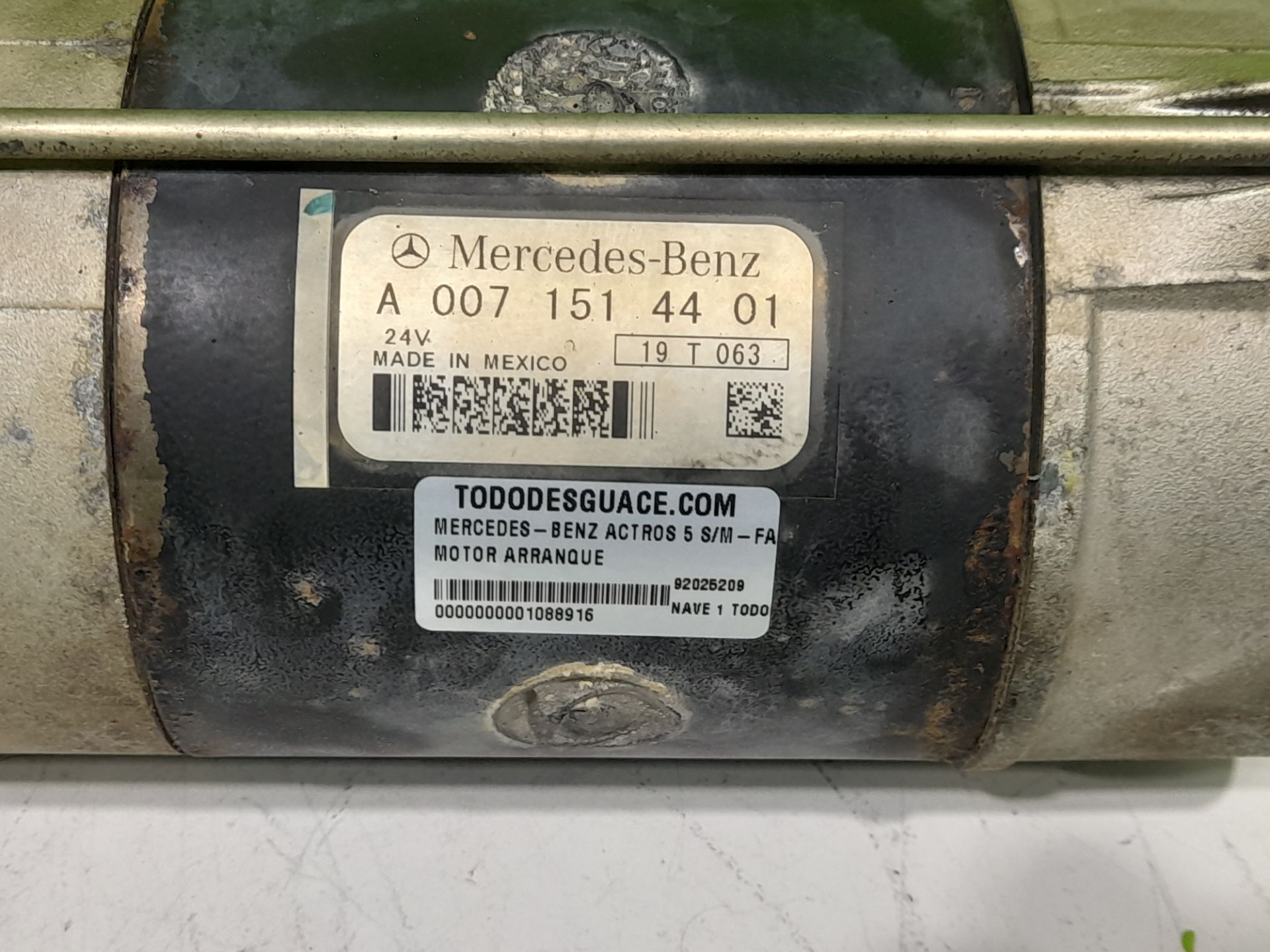 Motor arranque mercedes-benz actros 5 sm-fahrerhaus 2-achser bm 963 fg 18xx 4x2 l om471 m classics