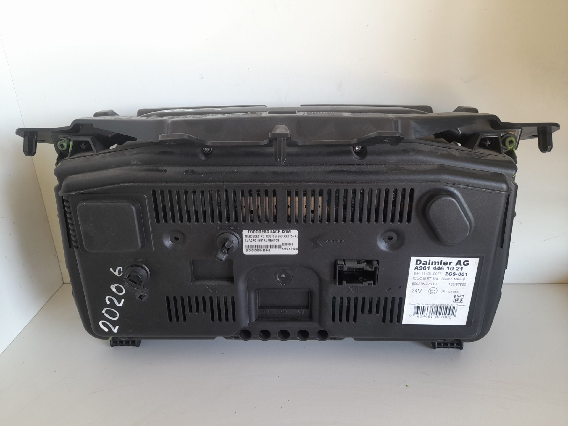 Cuadro instrumentos mercedes-benz actros 4 2-ejes bm 963 (2011) 