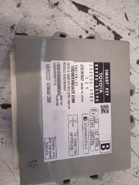Modulo electronico toyota land cruiser (j15) premium