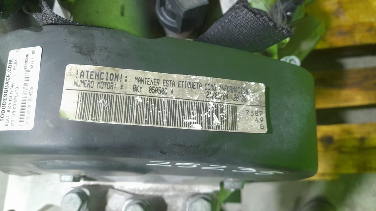 Motor completo seat ibiza (6l1) cool