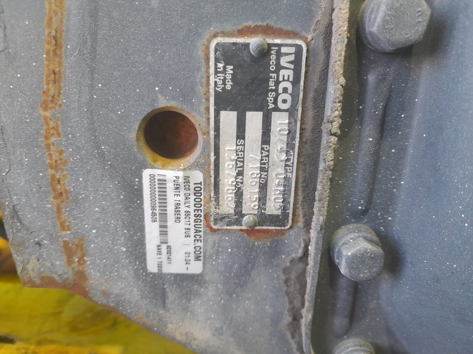 Puente trasero iveco  no identificado