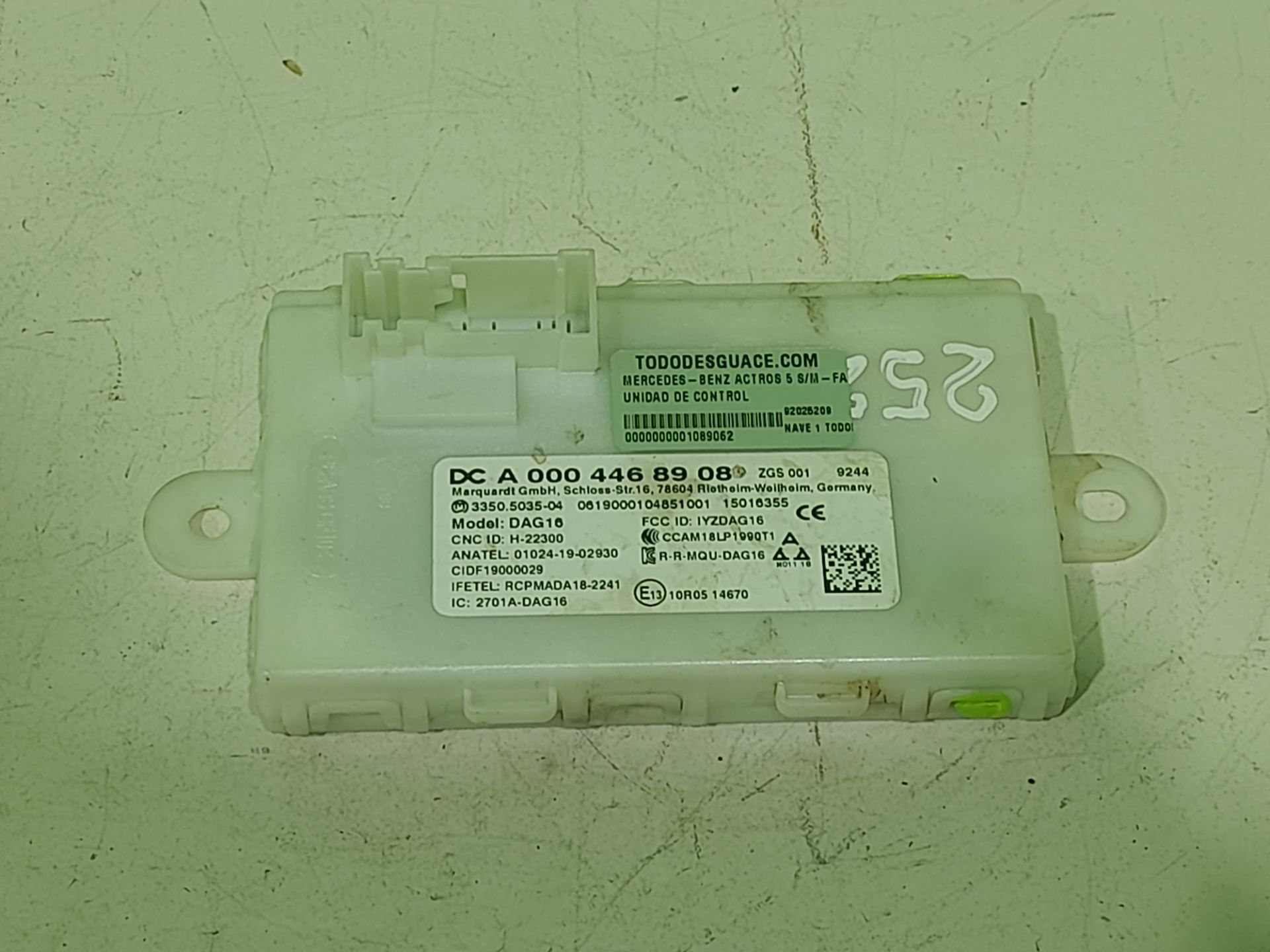 Unidad de control mercedes-benz actros 5 sm-fahrerhaus 2-achser bm 963 fg 18xx 4x2 l om471 m classics