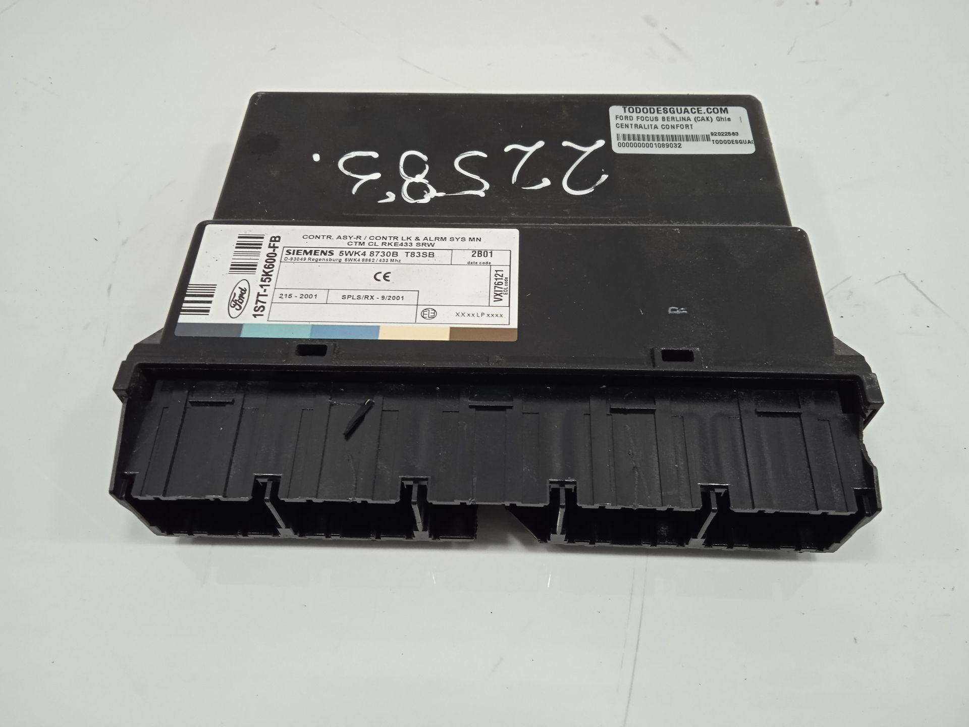 Centralita confort ford focus berlina (cak) ghia