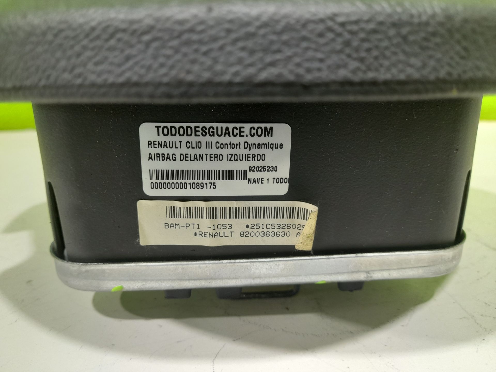 Airbag delantero izquierdo renault clio iii confort dynamique