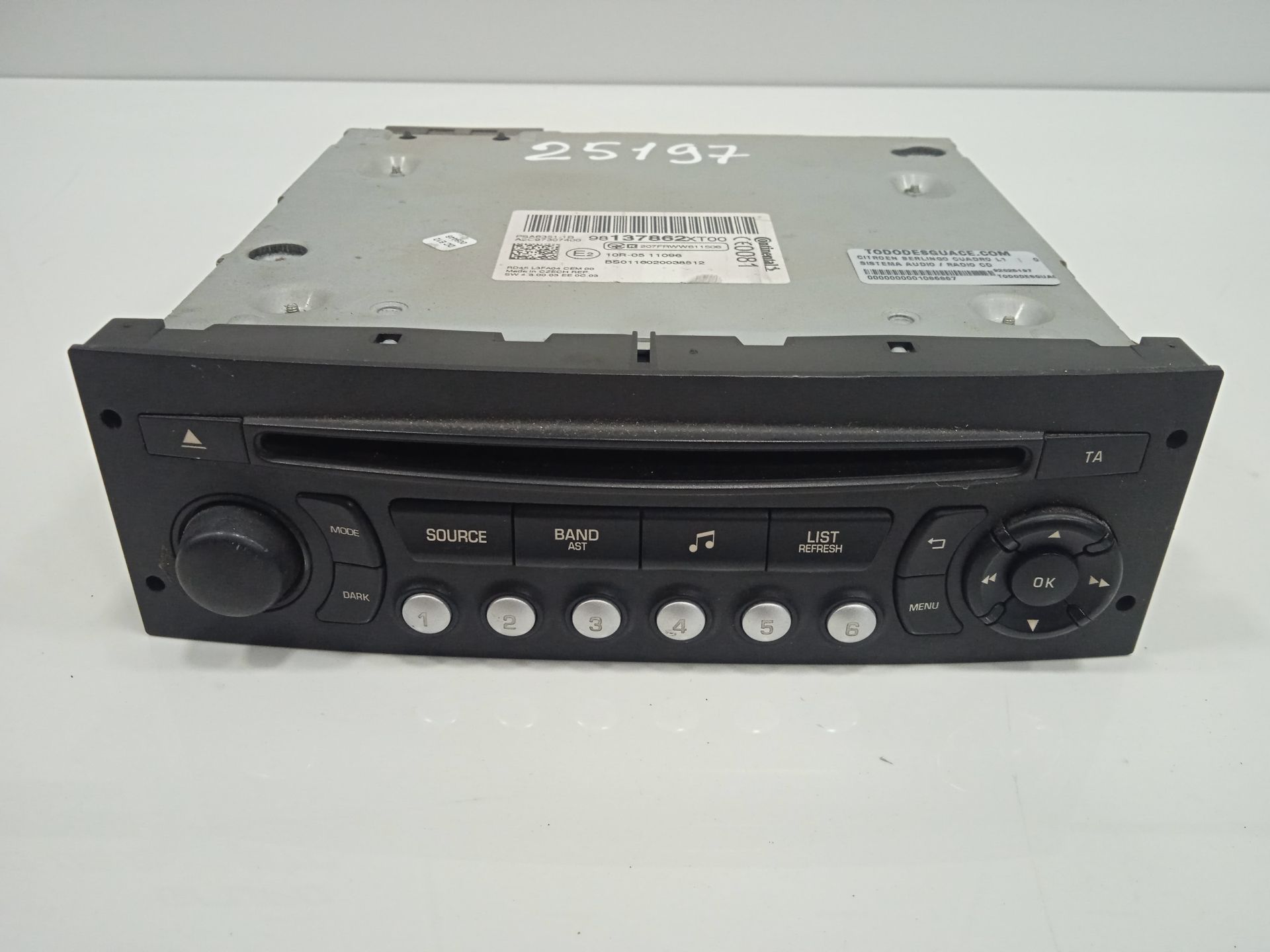 Sistema audio / radio cd l1