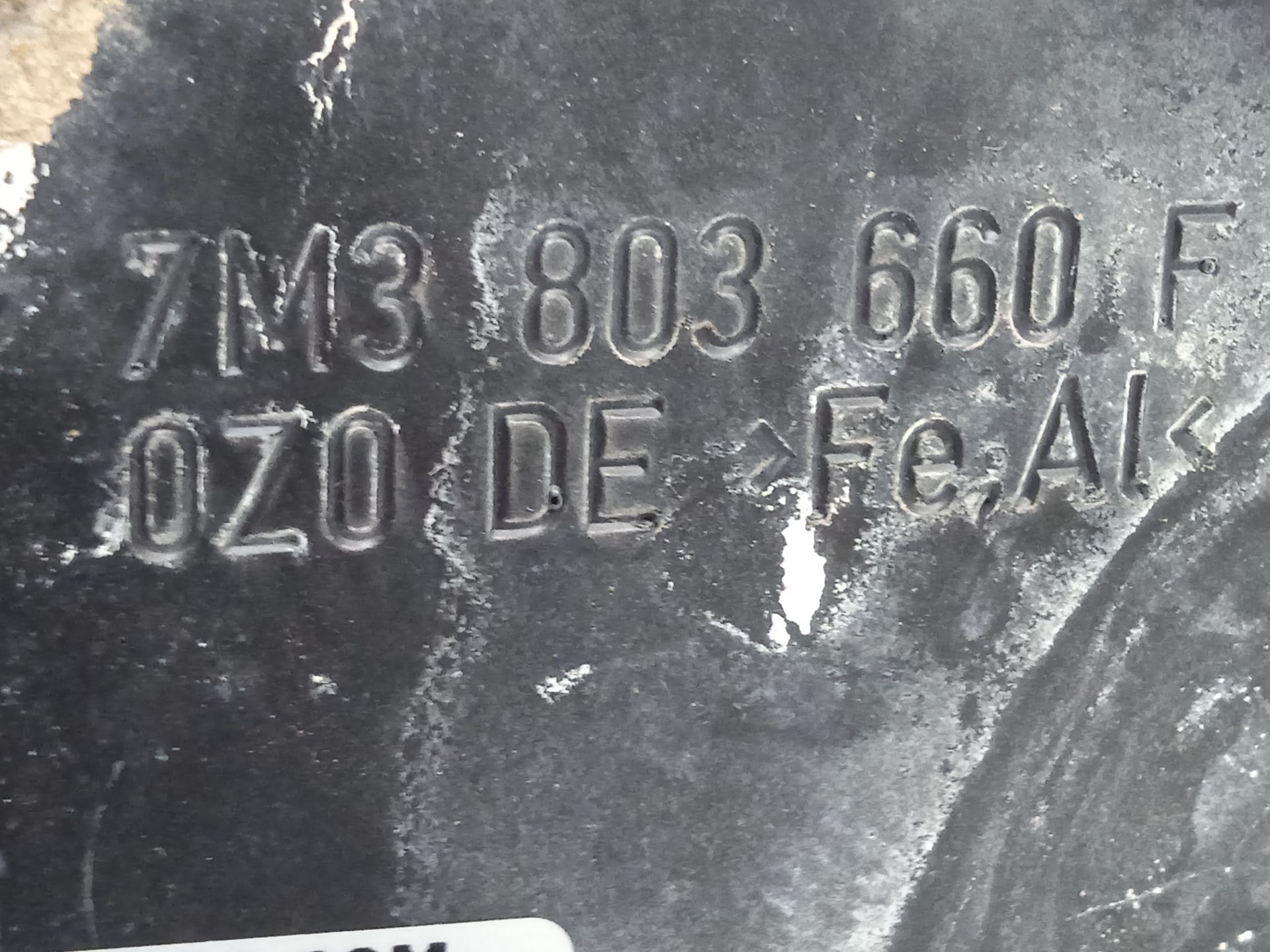 Soporte rueda repuesto ford galaxy (vy) ambiente