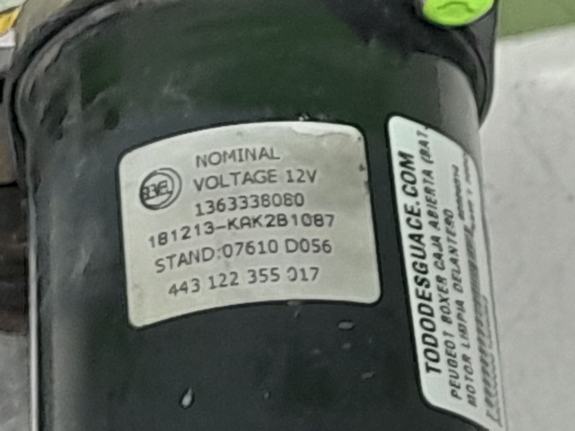 Motor limpia delantero hdi (333)