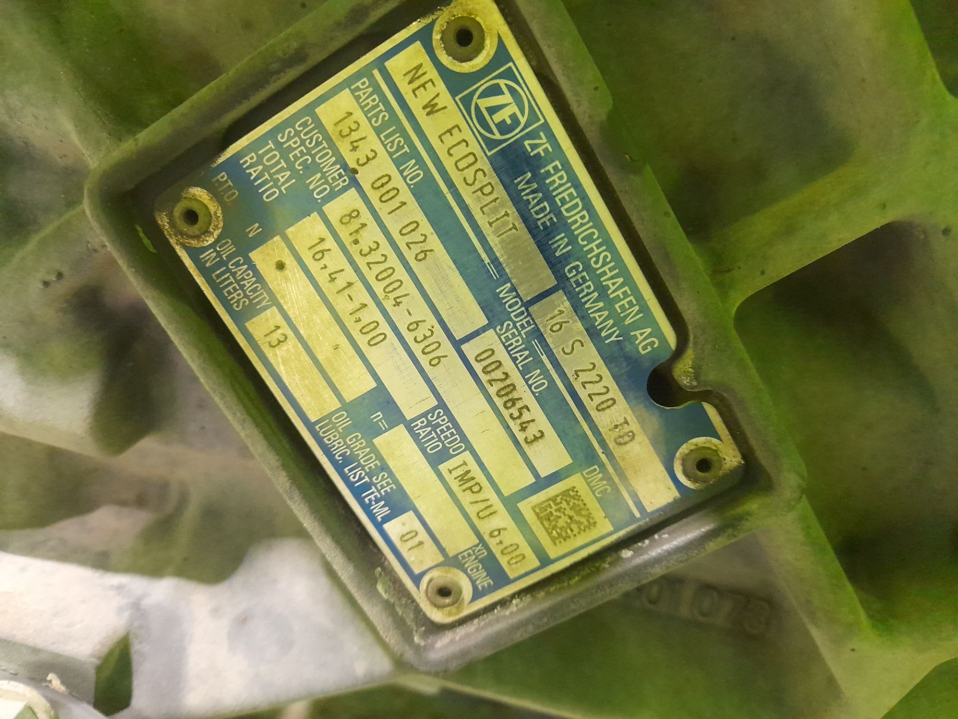 Caja cambios man tgs 18.xxx (2007) fsa  4x2   lls m (largura med