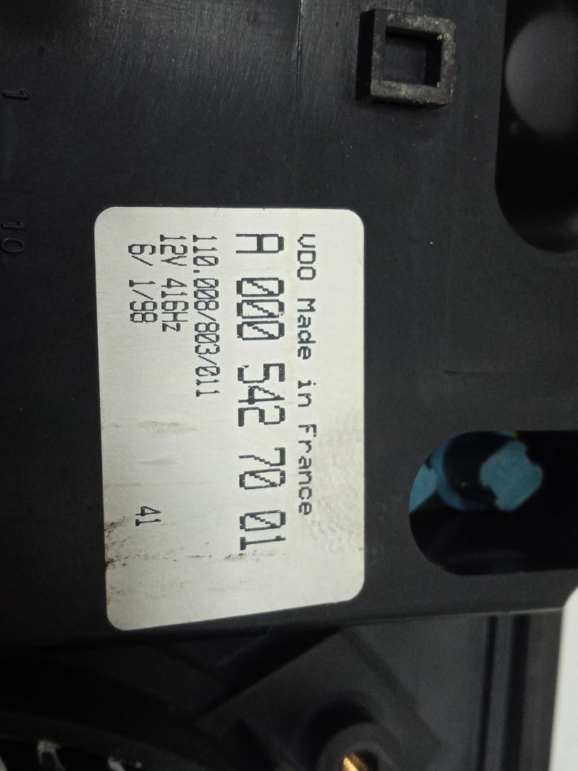 Cuadro instrumentos mercedes-benz vario (t2w) bm 668670 (1996) prdk 614 d  om 904 la cabina d