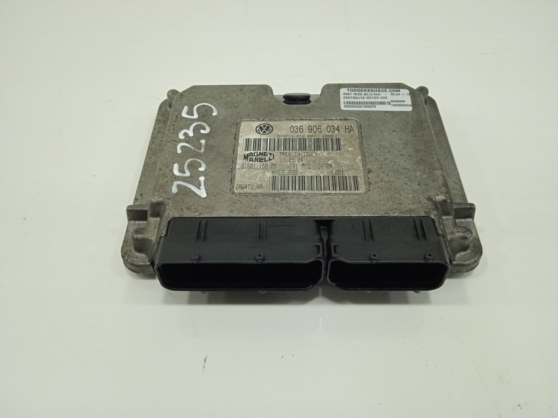 Centralita motor uce seat ibiza (6l1) cool