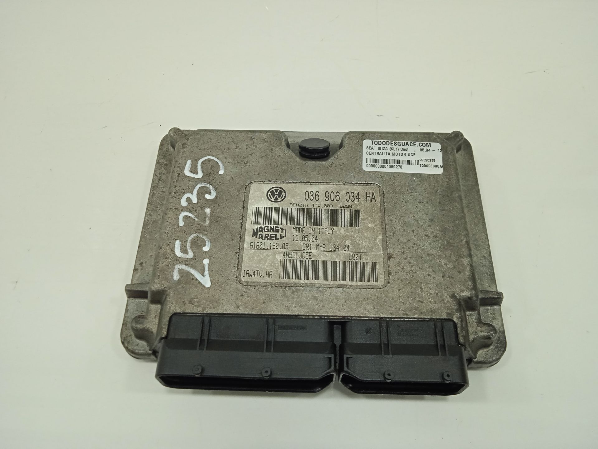 Centralita motor uce seat ibiza (6l1) cool